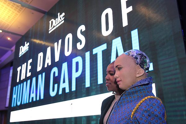 Sophia Humanoid at Davos of Human Capital 2019